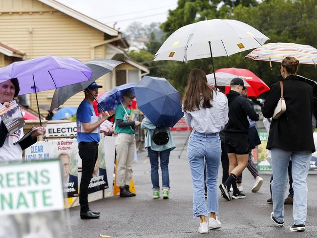 FEDERAL ELECTION 2022 SEAT OF BRISBANE, WILSTON.  Voting at Wilston State School . Saturday MAY 21st 2022 Picture/Josh Woning