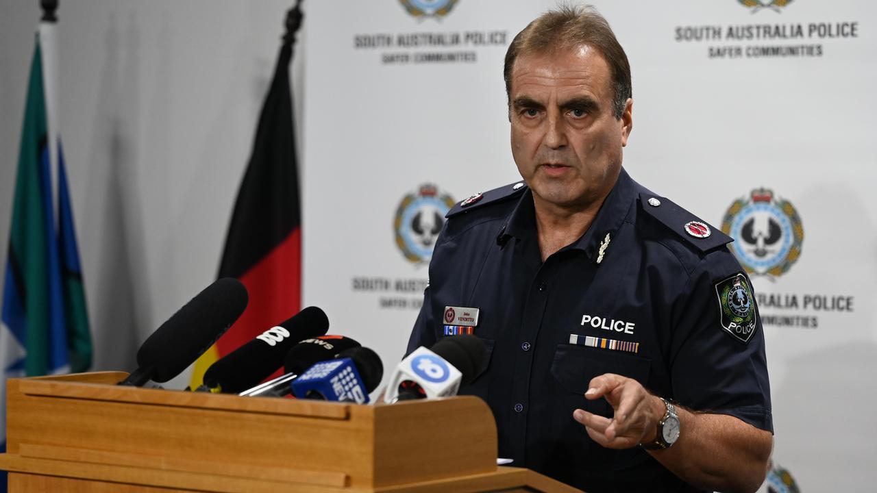 Assistant Commissioner of Crime John Venditto said the release of detainees into South Australia was not a ‘crisis’ and the police could manage the problem. Picture: NCA NewsWire / Naomi Jellicoe