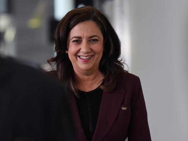 Queensland Premier Annastacia Palaszczuk shared her message to the state’s men on how they can make a difference. Picture: NCA NewsWire / Dan Peled