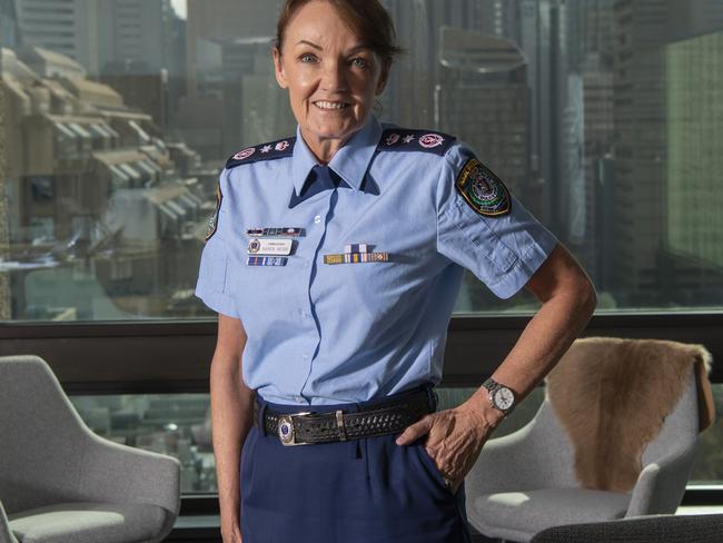 SYDNEY, AUSTRALIA - NewsWire Photos - June 6, 2025:NSW Police Commissioner in her last day on the job before retirement.Photographed at Elizabeth St, HQ.NewsWire / Simon Bullard.