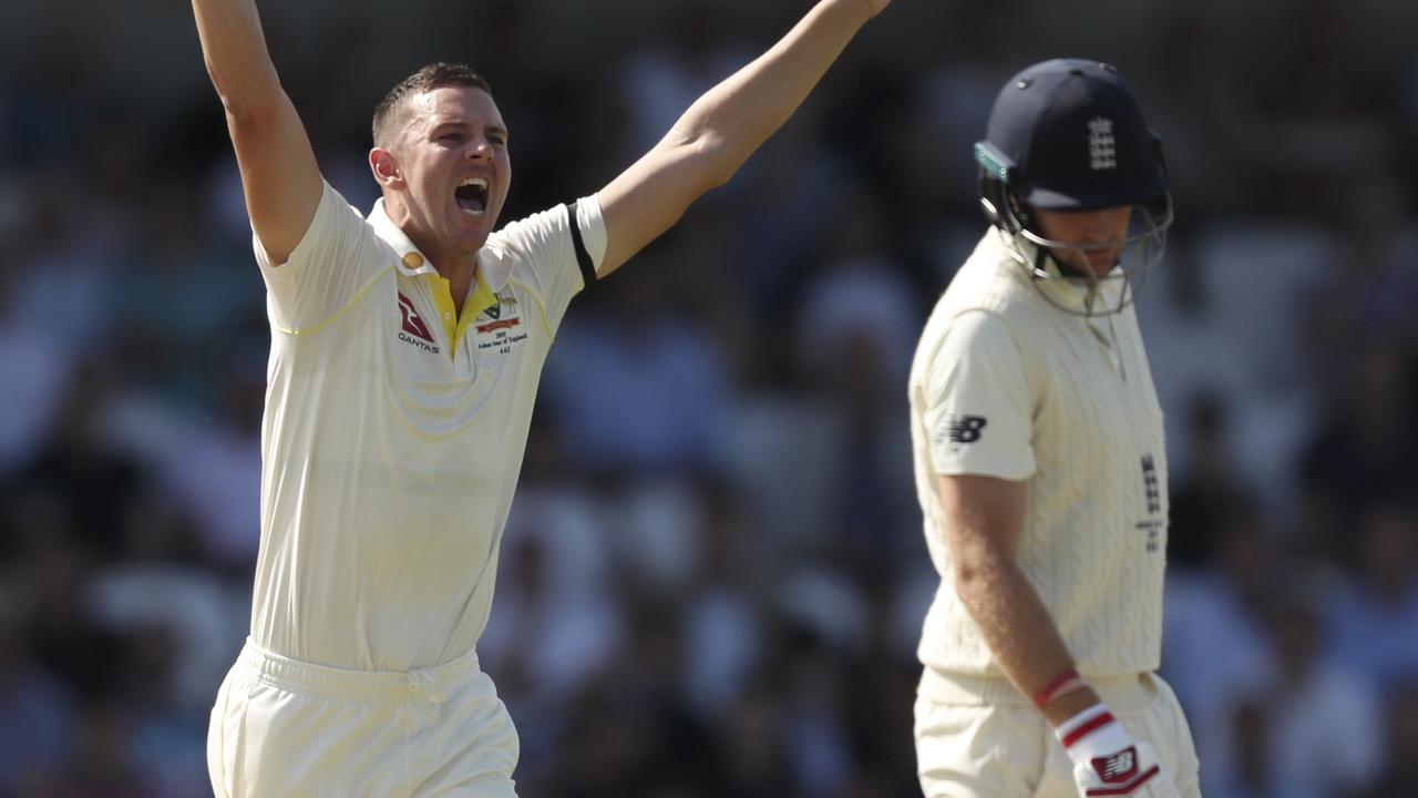 Josh Hazlewood took five wickets as Australia rolled England for 67.