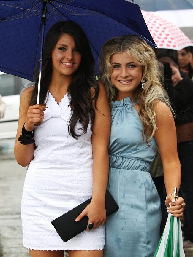 School leavers dinner (formal), Taroona High School , Hobart Function Centre, from left, Sophia Pafitis and Alex McNeill