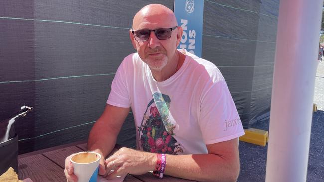 David Lee from Casuarina on April 10, 2023 at Bluesfest music festival.