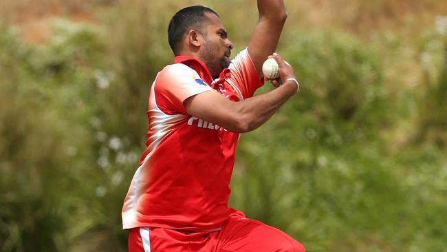 Mahesh Kodamullage in action for Preston. Picture: Hamish Blair