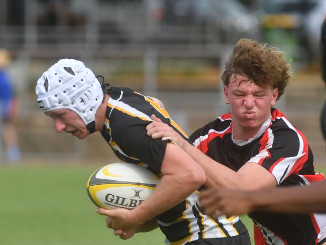 QLD Rugby Union State Championships (17-18 years boys) at the Townsville Sports Precinct. Saturday May 24. Wide Bay against Capricorn. Picture: Evan Morgan