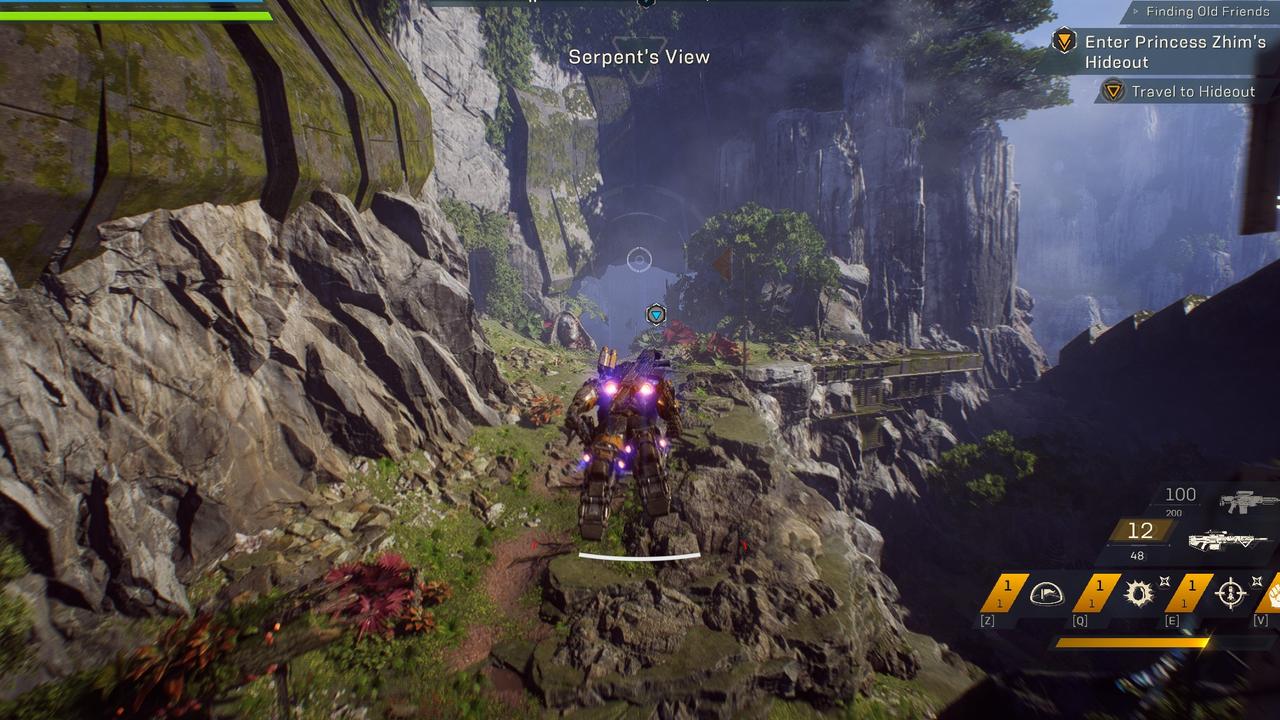 Flying around the world of Bastion in your rocket-powered armour is easily the highlight of Anthem.