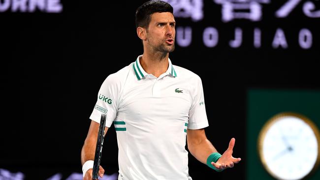 Novak Djokovic has had his visa cancelled for a second time. Picture: AFP Images