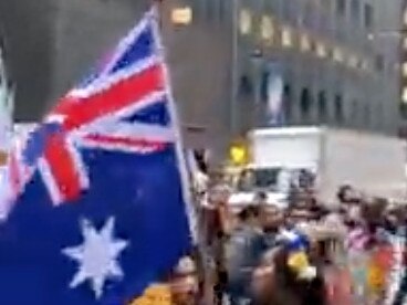 nyc protest in brooklyn for aussies