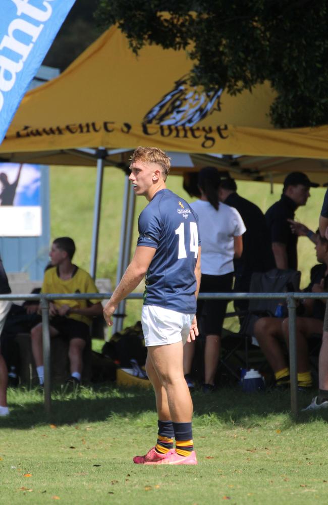 Ballymore Cup rugby action at the Albany Creek Brumbies Junior Rugby Union Club on Friday, April 12, 2024.