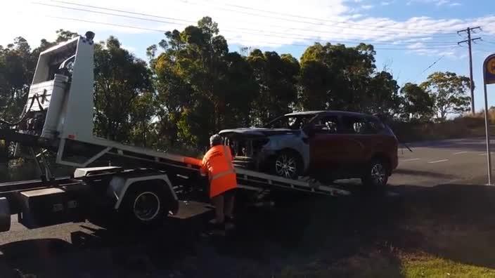 2015 Ford Everest aftermath from igniting