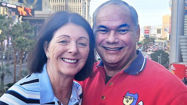 Ruth and Tom Tate in Las Vegas for the NRL.