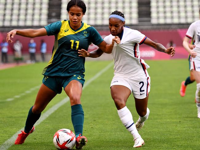 Teenager Mary Fowler impressed against the US.