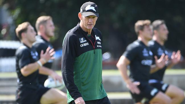 Wayne Bennett has challenged the NRL to take ownership of the ad fiasco. Picture: AAP