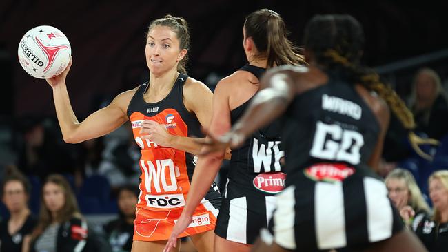 Giants midcourter Amy Parmenter is one of the best young players in the system. Picture: Graham Denholm/Getty Images