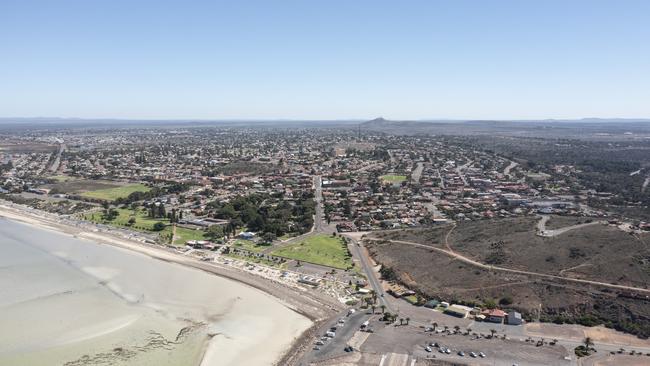 Whyalla from the air. Picture: Simon Cross