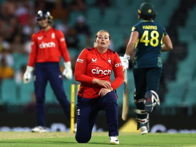 England’s fielding standards have been below par during this Ashes campaign. Picture: Jeremy Ng/Getty Images