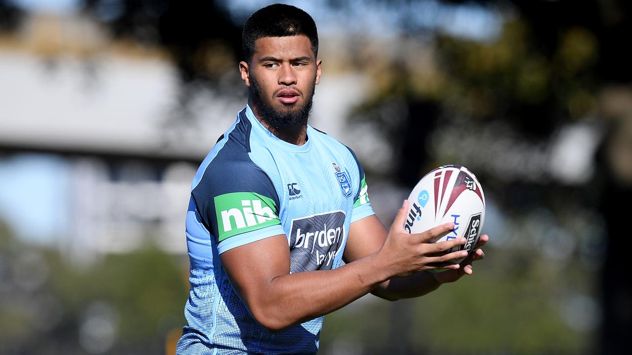 NSW Blues prop Payne Haas was approached to play for Queensland as a teenager.