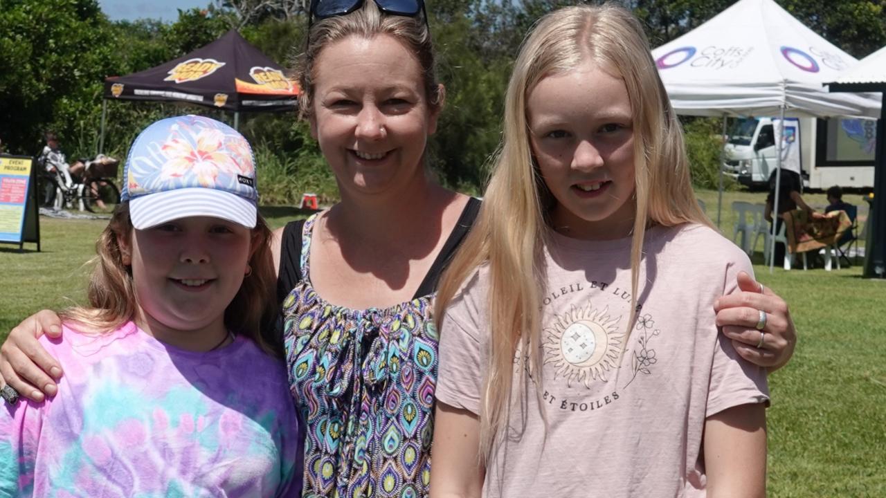 Ella, Hayley and Josie Macleod. Picture: Chris Knight