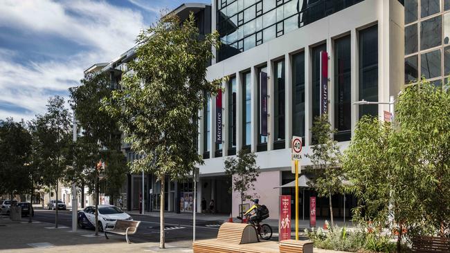 The Mercure hotel in Perth’s CBD is no longer being used for quarantine. Picture: NCA NewsWire / Tony McDonough