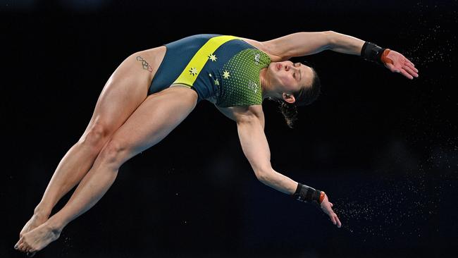 Melissa Wu’s Tokyo bronze was her firsl Olympic medal. Picture: AFP