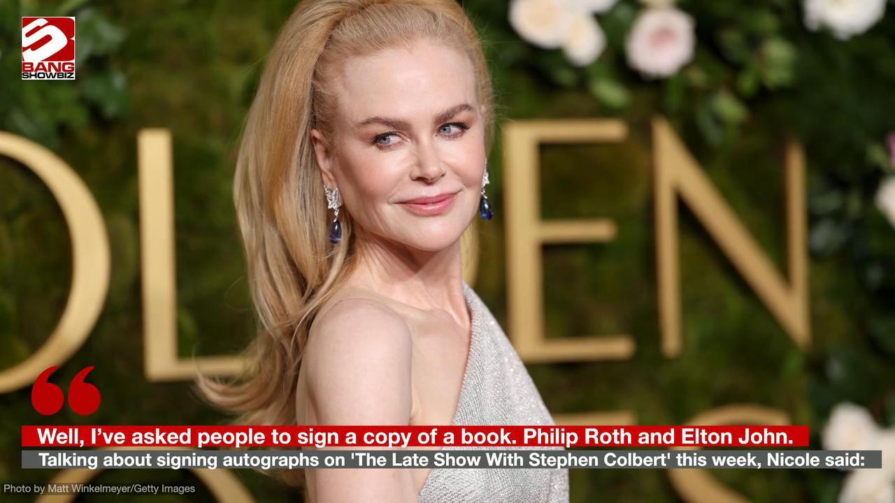 Nicole Kidman possessed the original lyrics to Elton John's '70s hit Your Song