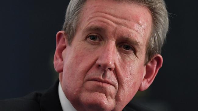 Former NSW premier Barry O’Farrell in Sydney yesterday. Picture: AAP