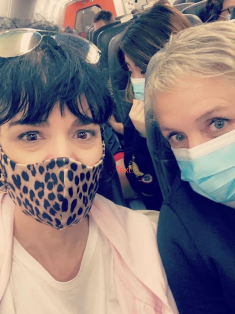 Justine (left) and Anna (right) were on a holiday on the Gold Coast when they realised their bedrooms were plagued by bed bugs. Picture: Supplied.