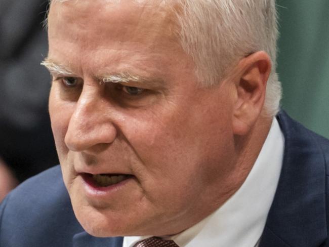 CANBERRA, AUSTRALIA - NewsWire Photos JUNE 16, 2021: Deputy Prime Minister of Australia, Michael McCormack during Question Time at Parliament House in Canberra. Picture: NCA NewsWire / Martin Ollman