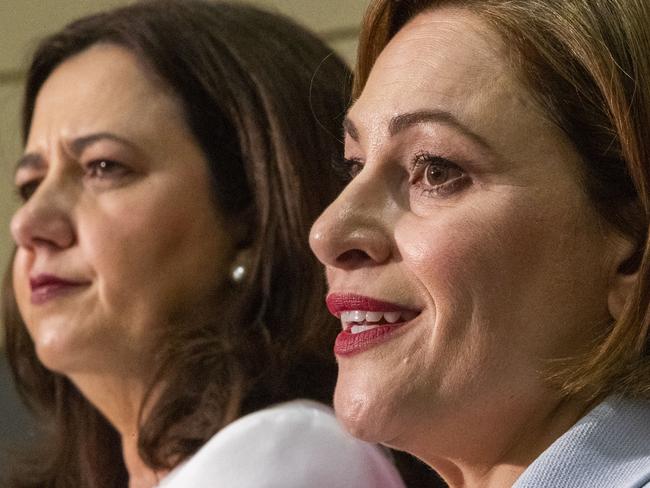 Palaszczuk has been accompanied by ‘Australia’s worst teasurer’ Jackie Trad.