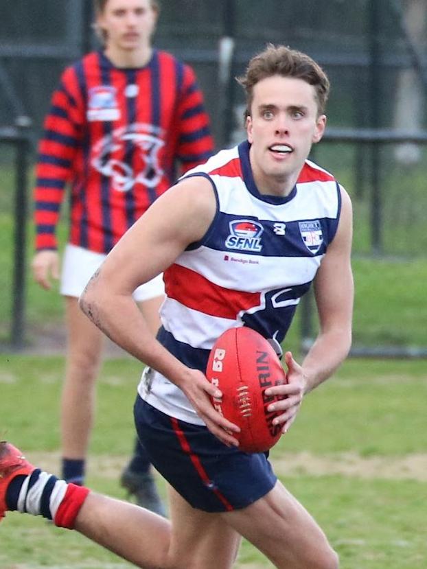 Tom McCarthy playing for Highett in the Southern league.