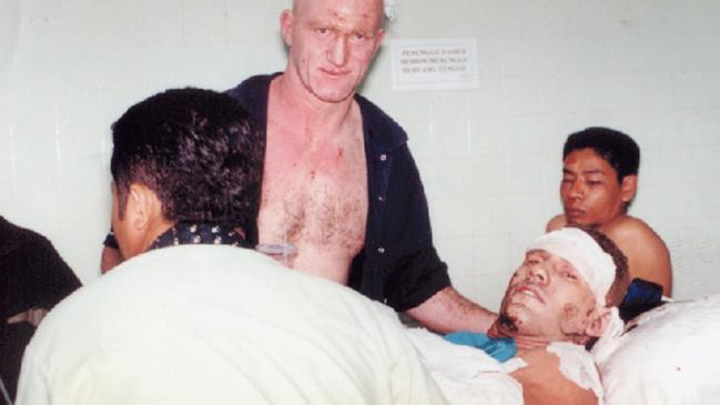 Mick Martyn was by McCartney’s side in Bali hospital after the blast.