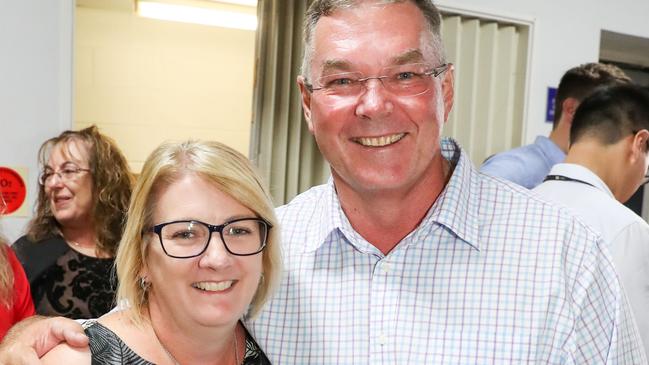 Townsville’s Scott Stewart pictured with Mundingburra’s Coralee O'Rourke.