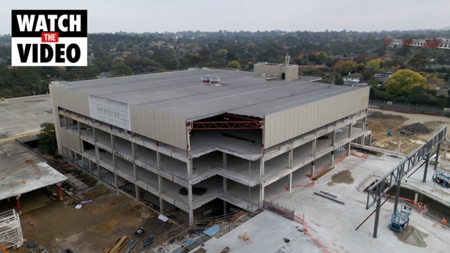 Drone footage of the Westfield Knox redevelopment