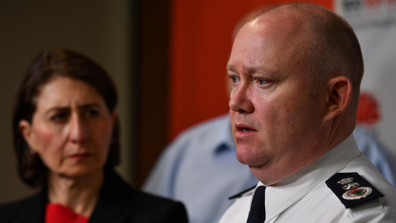 NSW RFS Commissioner Shane Fitzsimmons said the barrier to hazard reductions burns was the narrowing window of time to conduct them – not environmentalists. Picture: AAP