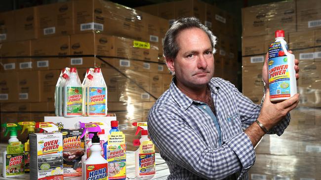 OzKleen CEO Mark Quinn at his factory at Yatala. Picture: Adam Head