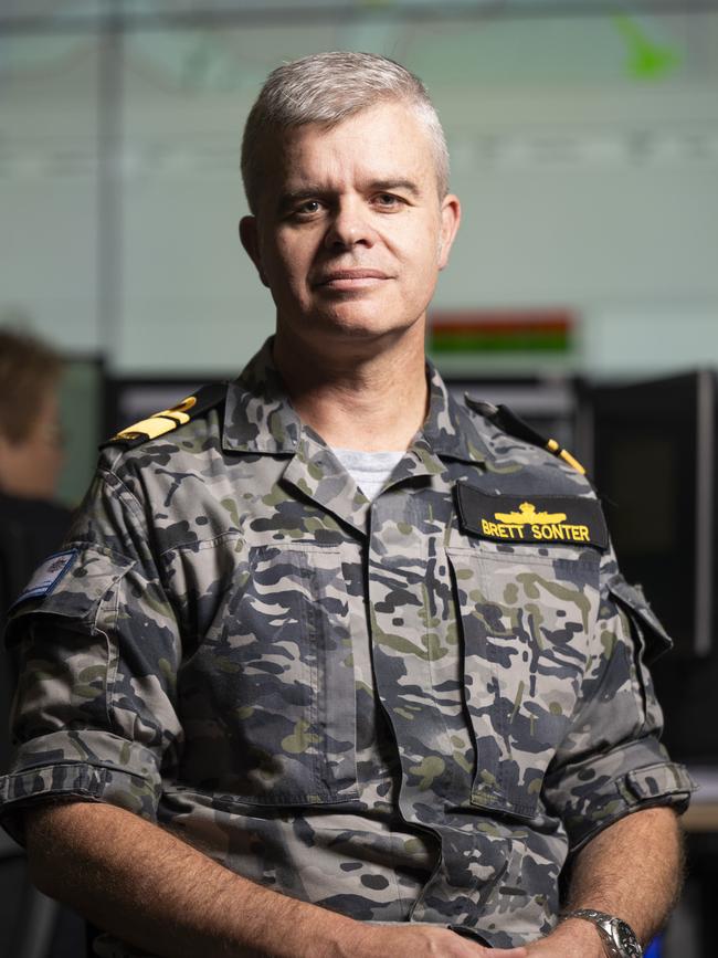 Operation Sovereign Borders commander, Rear Admiral Brett Sonter. Picture: NewsWire / Martin Ollman