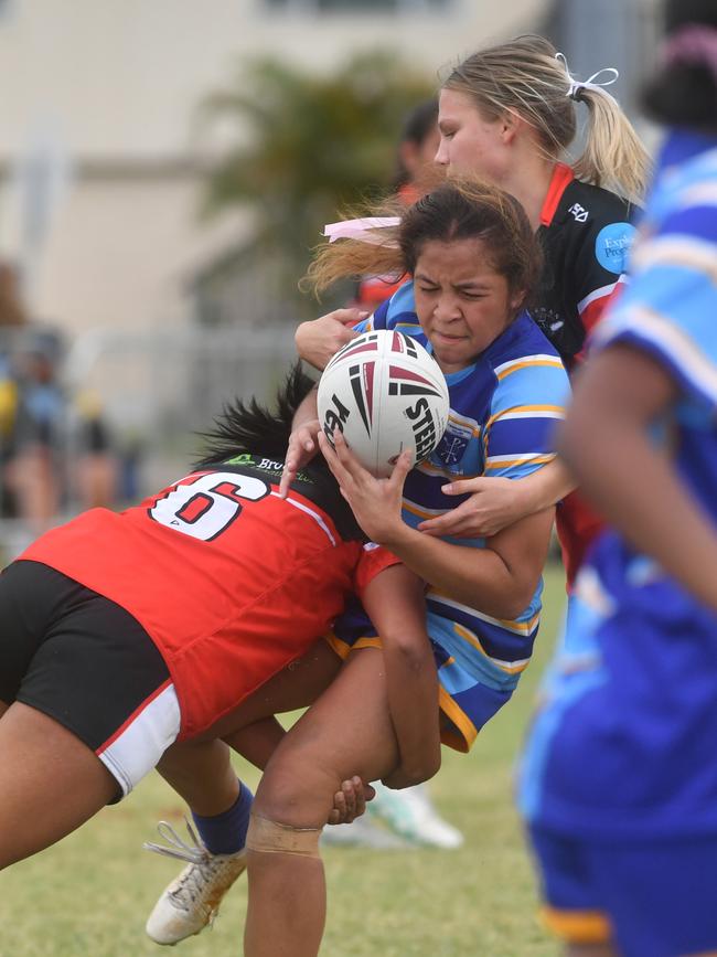 Women's game between Kirwan High and St Margaret Mary's College at Kirwan High. Picture: Evan Morgan