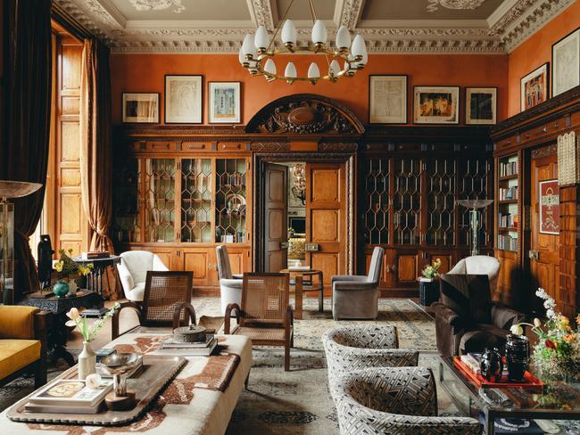 The Library at Estelle Manor. Pic: Mark Anthony Fox