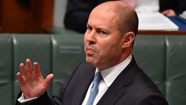 Josh Frydenberg says ‘businesses are responding to our policies to invest and to hire’. Picture: Getty Images