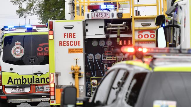 Emergency Services respond to two-car-crash at North Arm, Sunshine Coast. Picture: file.