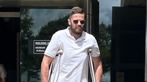 Joshua Kleeman, 29, leaving Southport Magistrates Court after his first appearance in May 2022. Picture: Jessica Paul