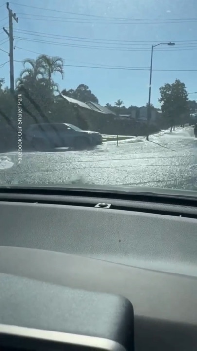 Burst water main turns suburb into flooded mess