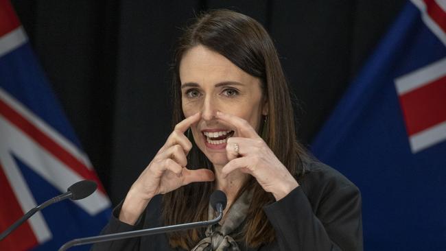 Prime Minister Jacinda Ardern can’t taste the cheese roll after a bout of Covid-19. Picture: New Zealand herald.