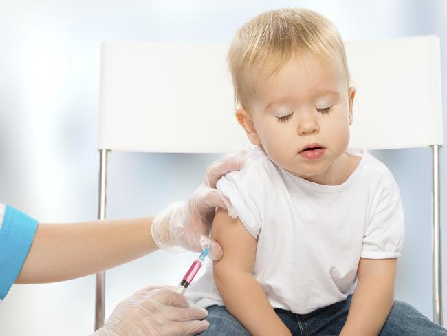 Areas where immunisation rates fall below 90 per cent need to be looked at. Picture: iStock