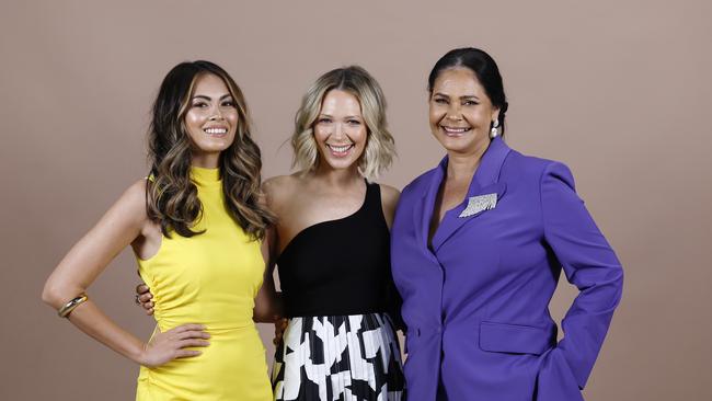 Cairns Central launched its Summer fashion campaign with Nikita Collie, Annabel Falco and Elaine George, earlier this month. Picture: Brendan Radke