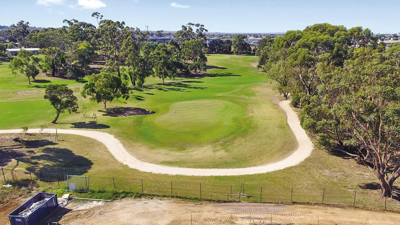 The City of Geelong Bowls Club was built adjacent to a local golf course.