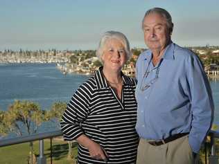 John and Ngaire Roberts were happy after the judgment following the sale of their home. . Picture: Brett Wortman