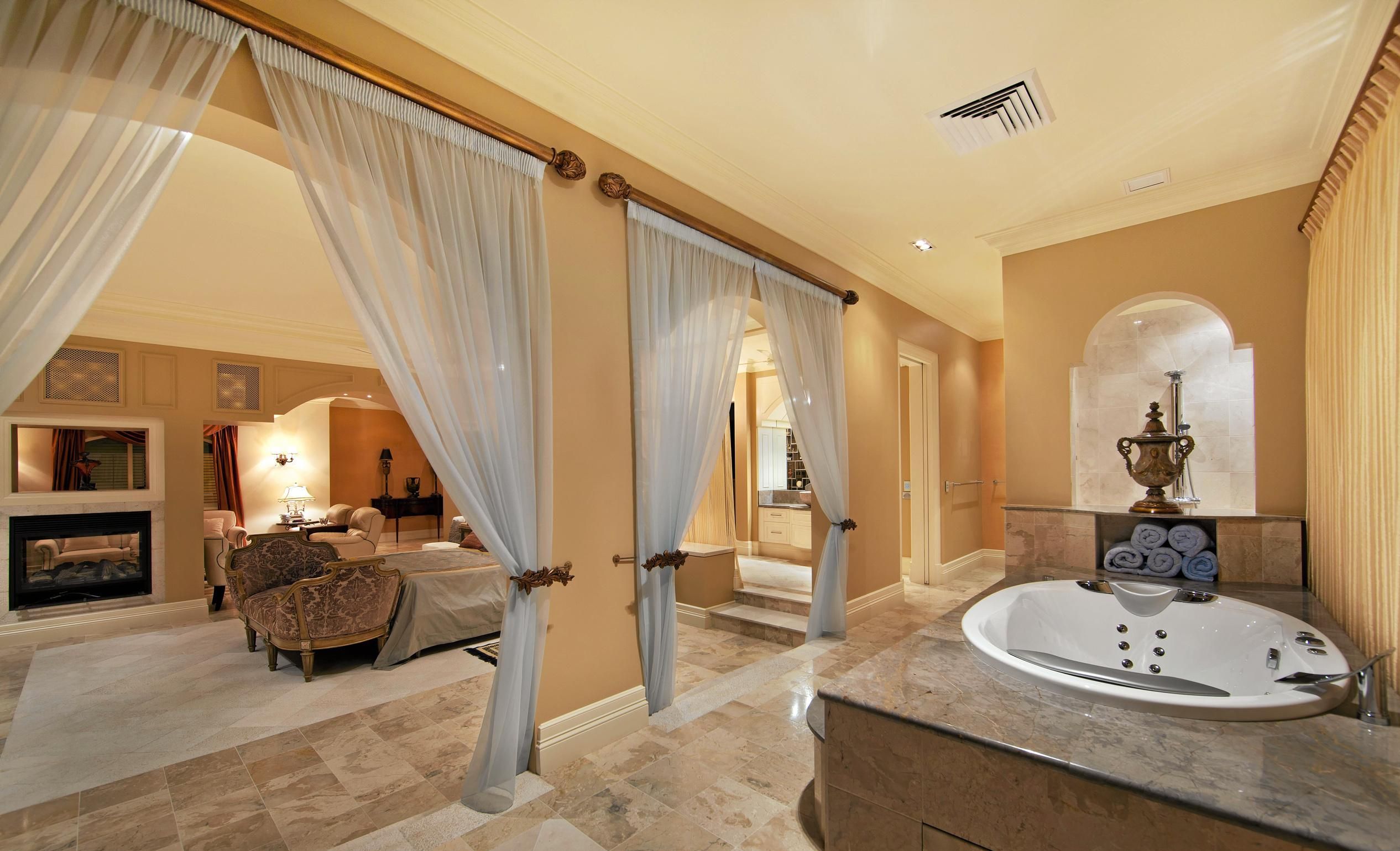 The master suite at Mandalay House.