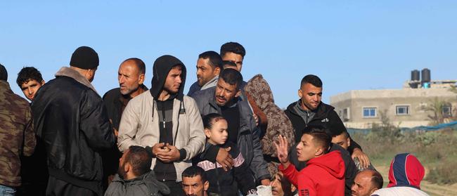 Palestinians flee Khan Younis in southern Gaza Strip further south toward Rafah, Picture: AFP