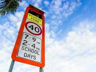 SLOW DOWN: Drivers are being asked to reduce their speed in school zones.